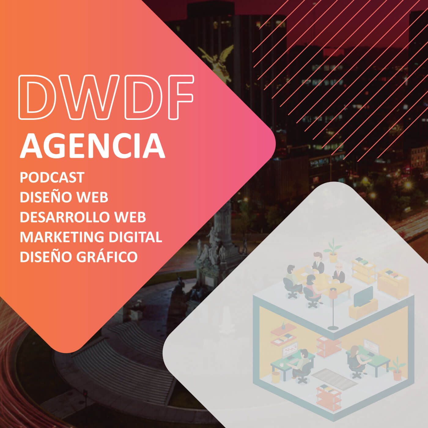 Diseño Web DF Logo